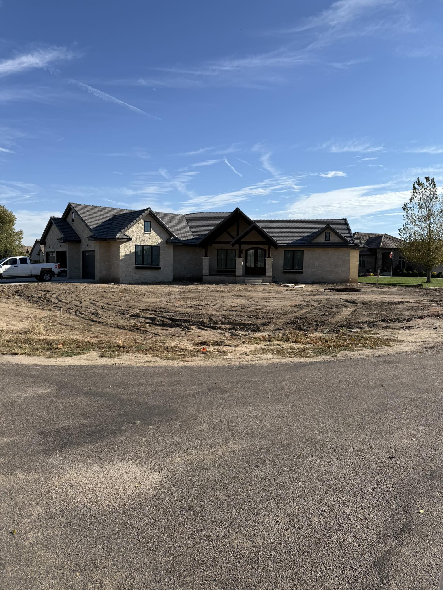 Custom home in Garden City